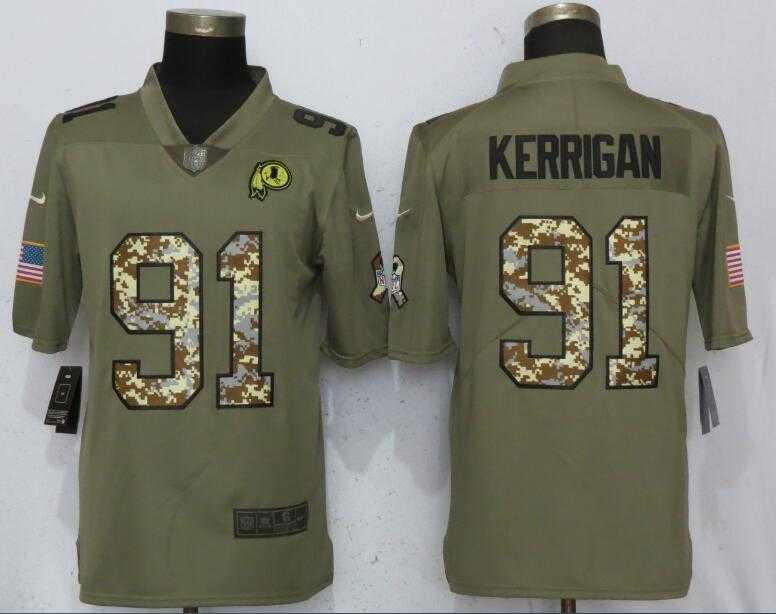 Nike Redskins 91 Ryan Kerrigan Olive Camo Salute To Service Limited Jersey,We sell and wholesale Nike Redskins 91 Ryan Kerrigan Olive Camo Salute To Service Limited Jersey on line form chian!